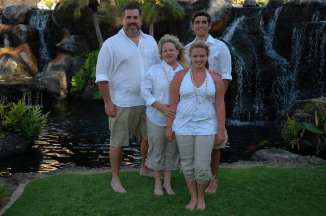 Roger, Kathy, Andrew, and Melanie (waterfall) 3