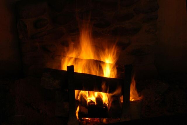 Cozy fire