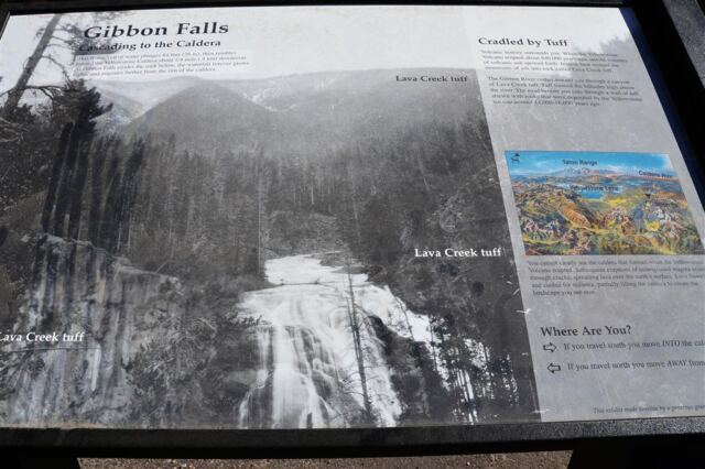 Gibbon Falls sign