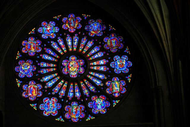 North rose window
