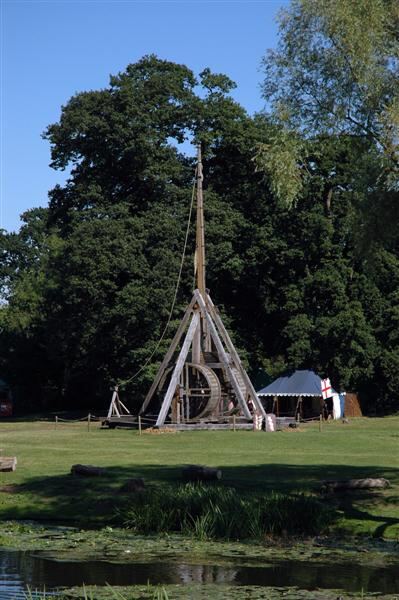Preparing the trebuchet