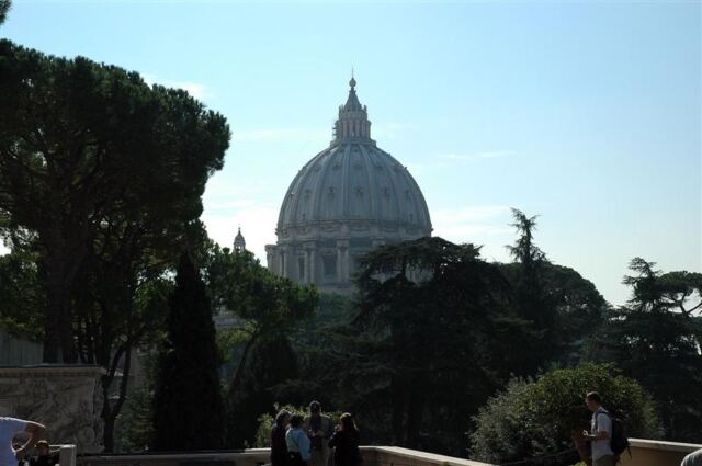 St. Peter's from inside Vatican Museum