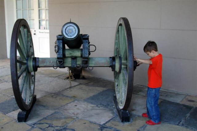 Ben and the cannon