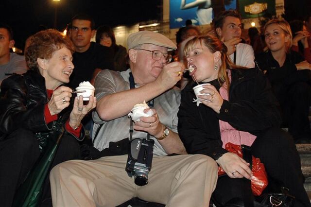 Geri, Paul, Kathy... and Gelato on the Spanish Steps