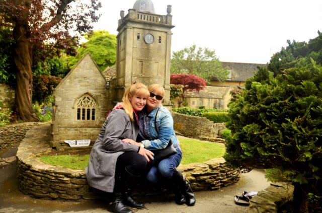 LeAnn, Kathy, and Model Village church