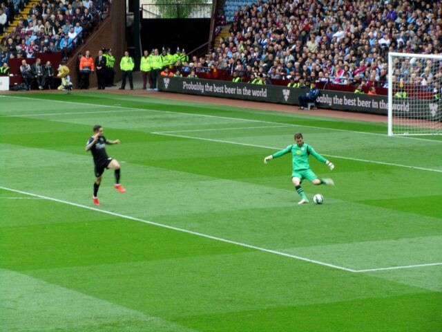 Aston Villa v Burnley - match action (3)