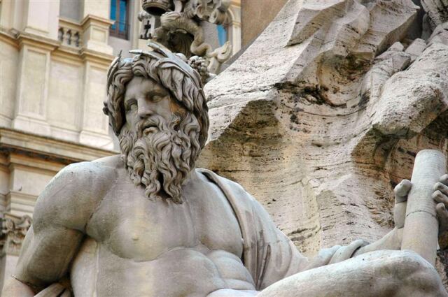 Fountain of the Four Rivers - details (1)