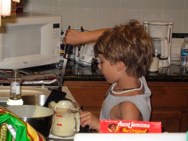 PO - Nick makes pancakes