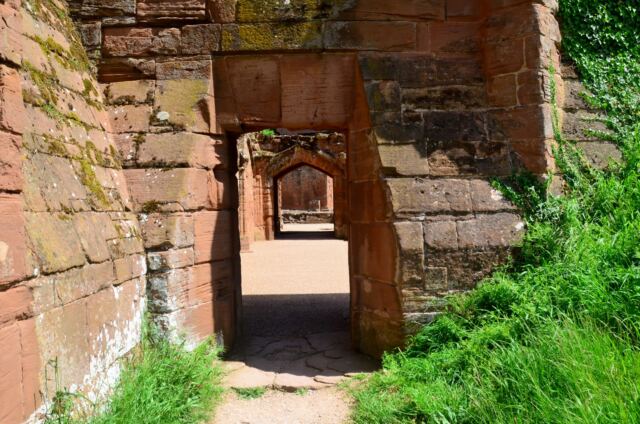 Kenilworth Castle - back entrance to Great Hall