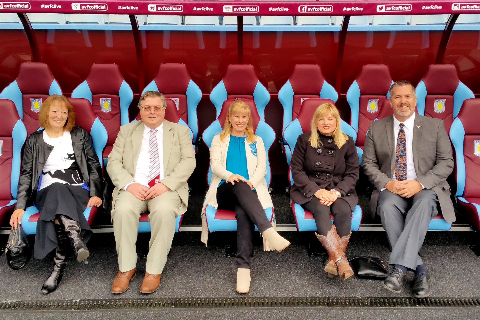 Sitting in the AVFC home dugout