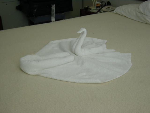 Swan towels